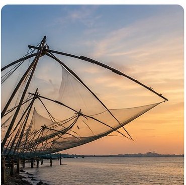 Fort Kochi Chinese fishing nets