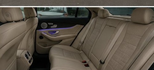 Mercedes E-Class luxury interior and dashboard